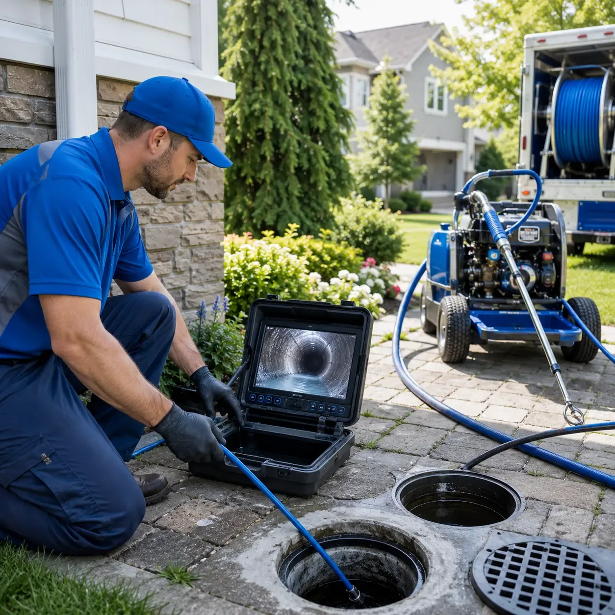 Outdoor drain cleaning professionals serving Jeffersonville, VT